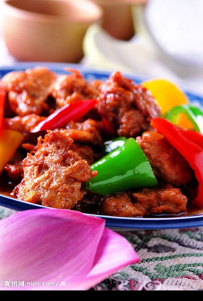 辣椒炒肉 餐饮美食 传统美食 摄影图库