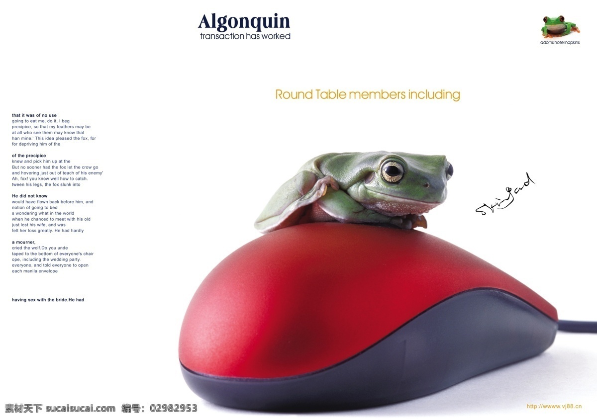 可爱 青蛙 创意 动物 高清 广告设计模板 画册 画册设计 鼠标 可爱青蛙 树蛙 源文件库 其他画册封面