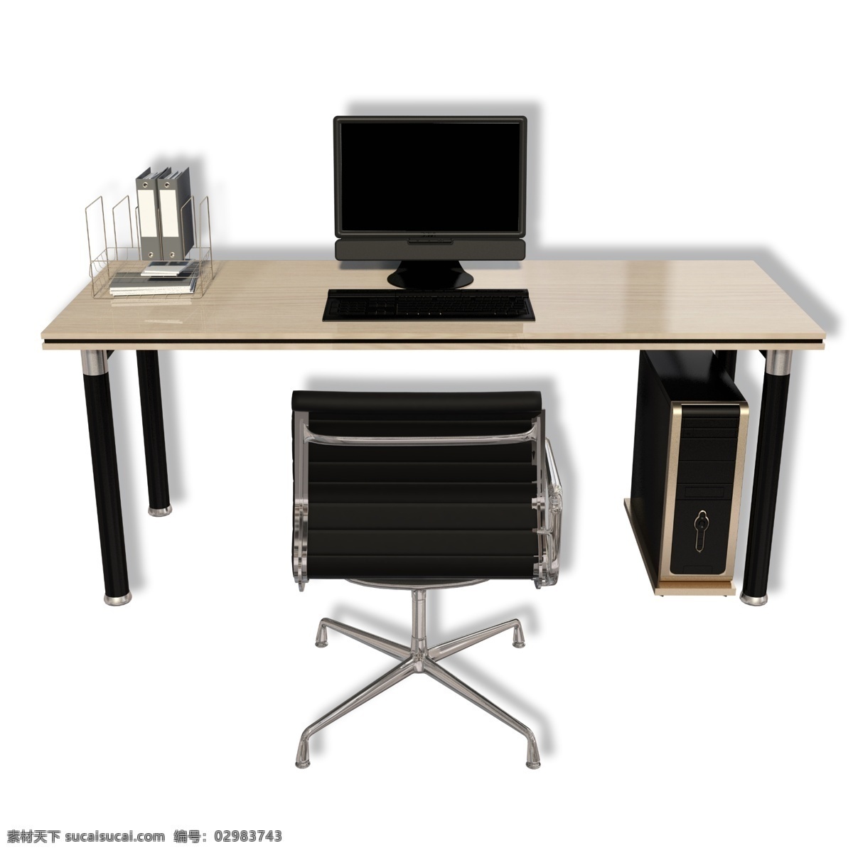 休闲 电脑 办公 桌子 电脑桌 办公桌 椅子 家具 办公用品