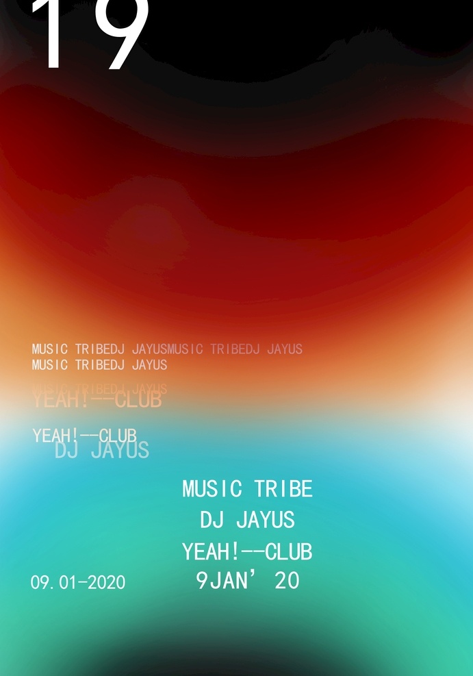 音乐海报 音乐 色彩 海报 数字 重叠