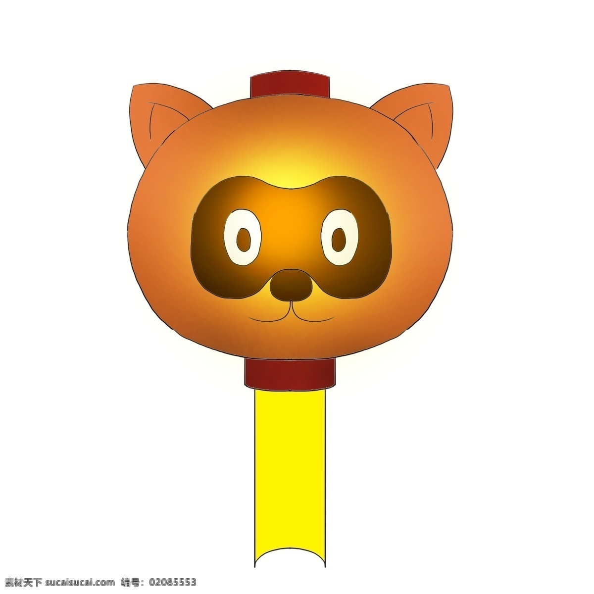 灯笼 装饰 图案 熊猫 头灯 灯 南瓜灯 照明 照亮 光亮 柔光 暖色系 暖色调 装饰图案 小物件 手绘南瓜灯 创意小物件 熊猫头灯