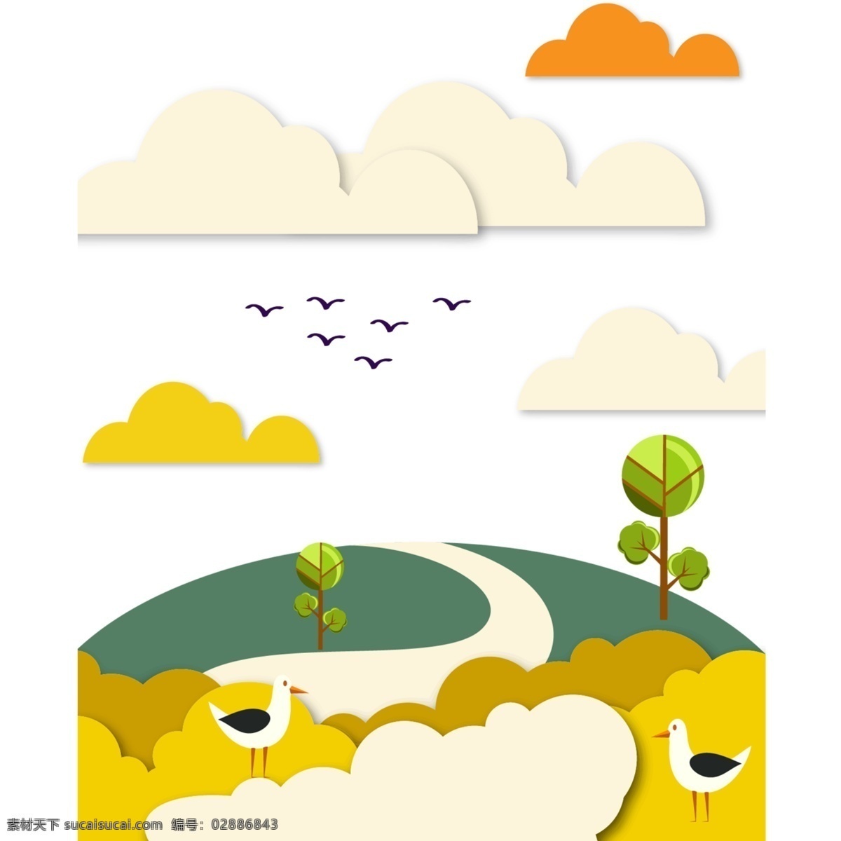 秋季背景 秋季背景图 背景图 卡通背景图 秋季图片