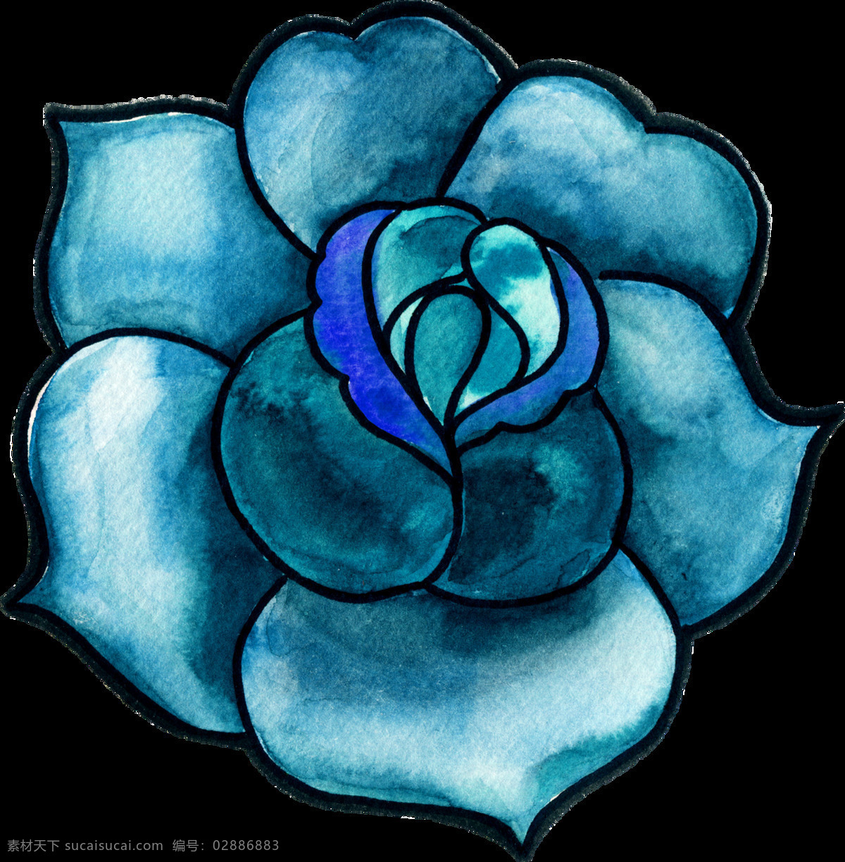 水彩 逼真 花卉 透明 合集 免 扣 插画 粉色 红色 花瓣 花朵 黄色 卡通 蓝色 绿色 绿叶