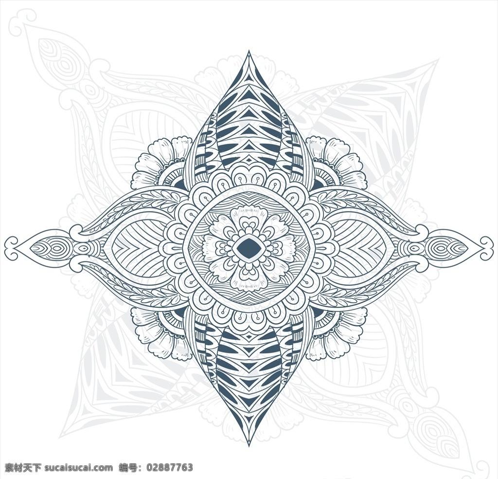 手绘 花纹 边框 手绘花纹边框 单色 手绘花纹 淡彩 抽象花朵 边框素材 花 花卉 边角 底纹边框 边框相框