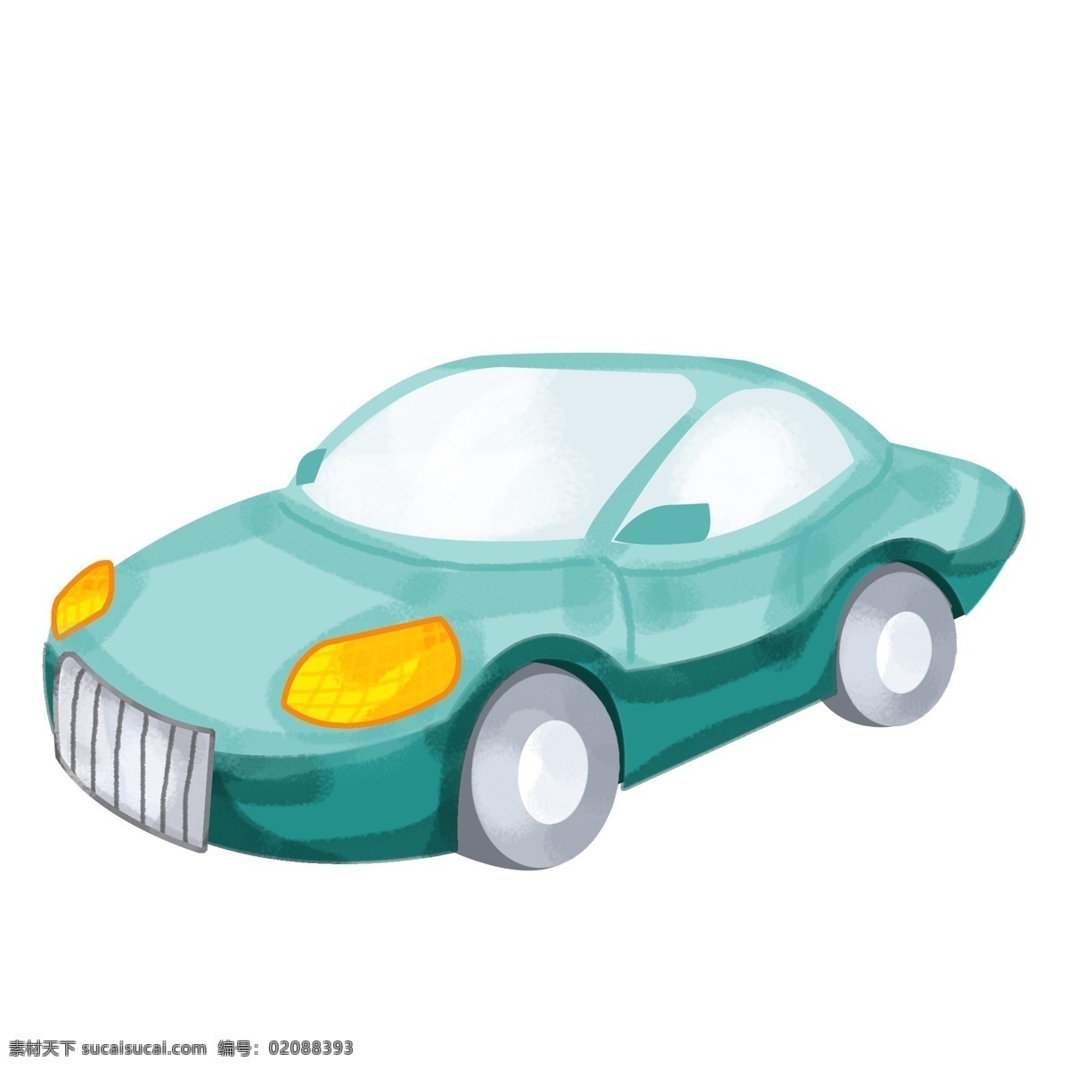 蓝色 汽车装饰 插画 蓝色的汽车 载客汽车 漂亮的汽车 创意汽车 立体汽车 卡通汽车 精美汽车