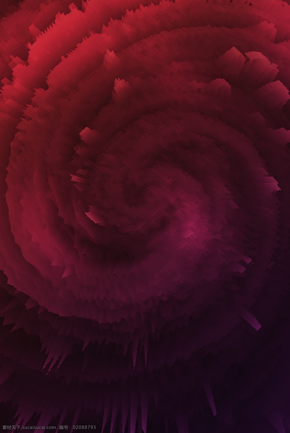 玫瑰 花蕊 抽象 纹理 抽象纹理 渐变 玫红 漩涡 冲击 尖锐 玫瑰花 2.5d 优雅