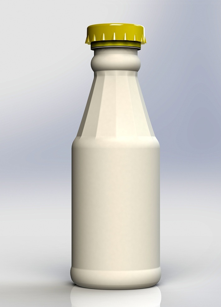 小 茗 同学 毫升 瓶 型 小茗同学 pet瓶 pet 塑料瓶 solidworks 3d 立体效果 立体设计 工业模型 模型 3d立体 3d设计 max