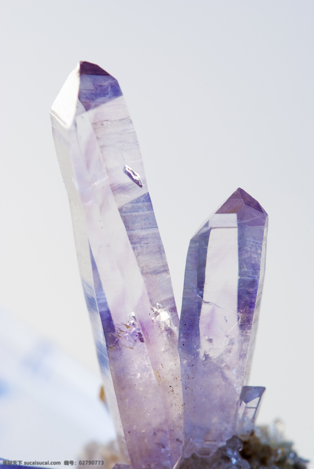 天然紫水晶 天然 紫色 水晶 石头 透明 生活百科 生活素材