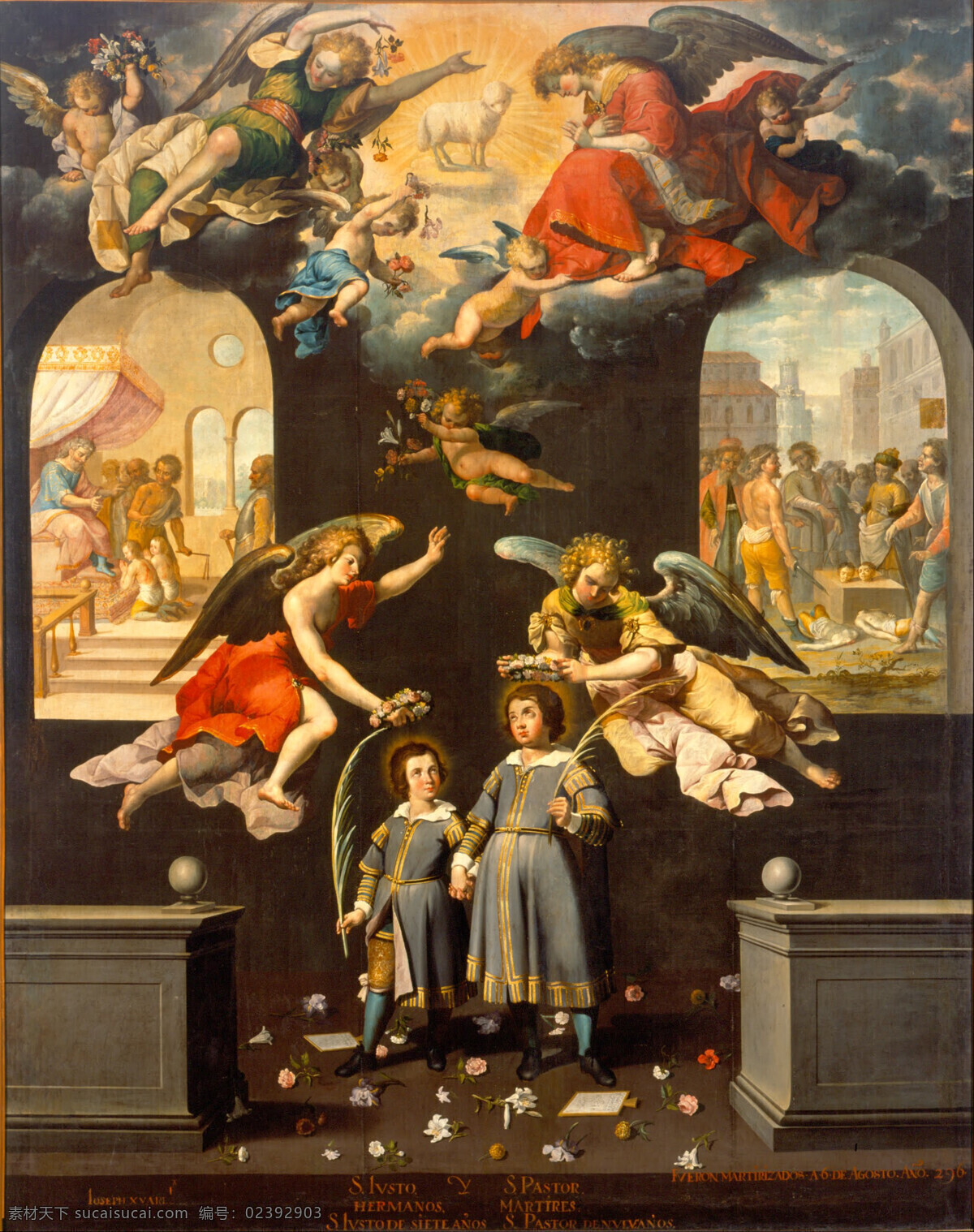 圣 犹 士 都 牧师 宗教油画 天使 预告 19世纪油画 油画 绘画书法 文化艺术