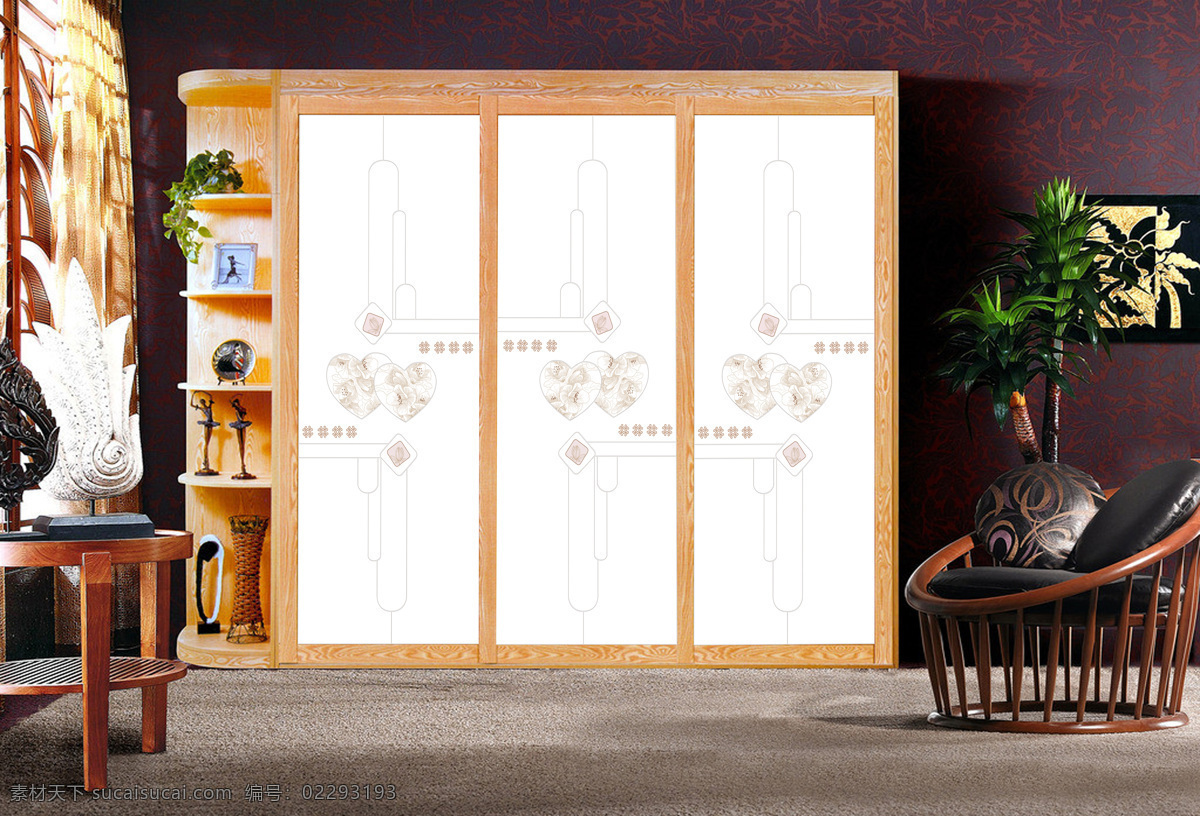 衣柜 衣柜门 家具 卧室 客厅 环境设计 家居设计