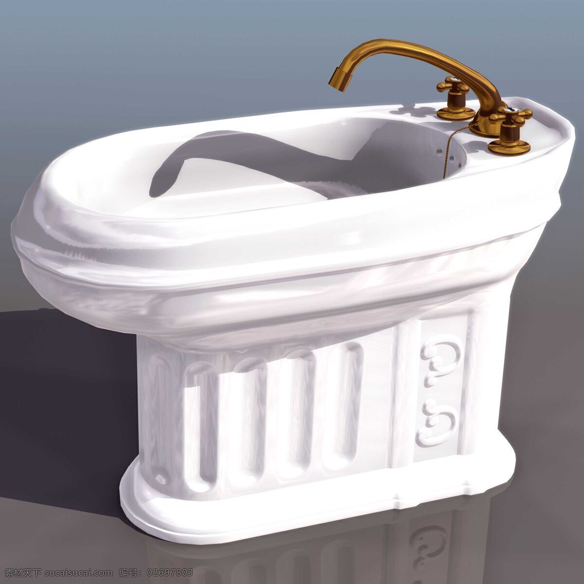 坐浴盆 bidet 家居室内 妇洗器 卫浴模型 3d模型素材 家具模型