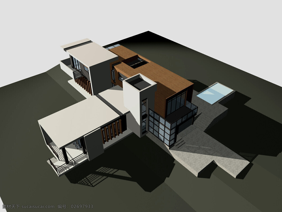山地 别墅 建筑结构 带 效果图 房屋设计图 建筑 建筑设计 结构 图纸 cad素材 建筑图纸