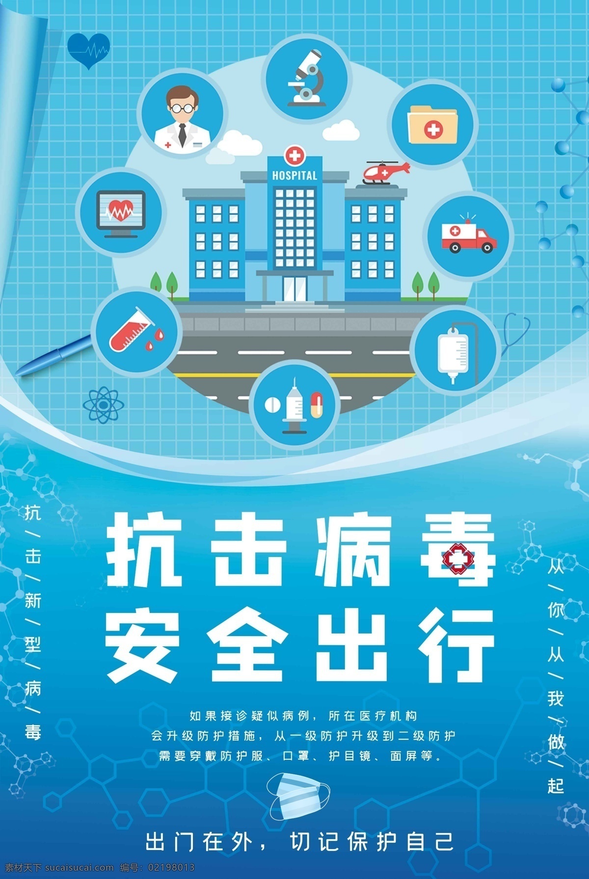 肺炎海报 新冠病毒 肺炎 新型冠状病毒 冠状病毒 病毒 武汉 武汉加油 中国 中国加油 医生 医护 隔离 湖北 战疫 口罩 护士 逆行者 预防 祈福 天佑武汉 爱心 祝福 吹哨人 知识 海报 展板 预防病毒