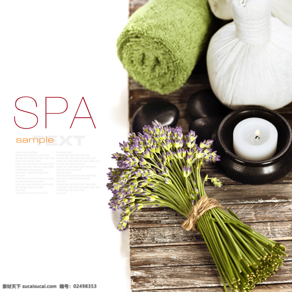 spa主题 spa 蜡烛 毛巾 花朵 主题 背景 其他类别 生活百科 白色