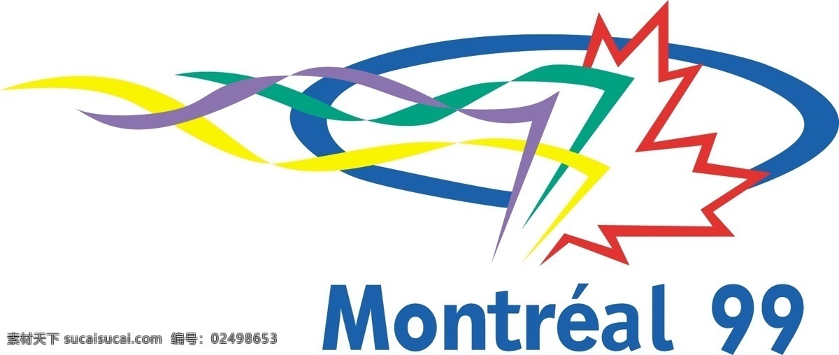 蒙特利尔 montreal 99 标志 红色