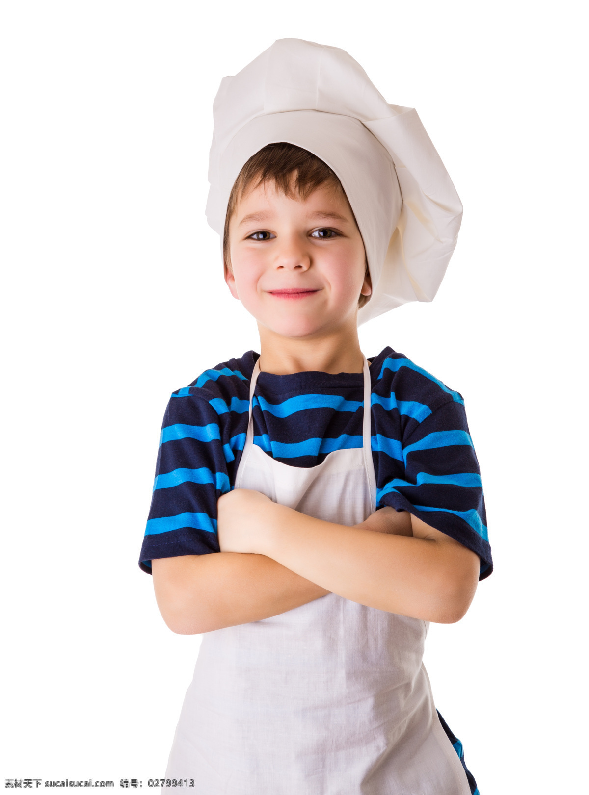 双手 抱 胸 孩子 厨师 双手抱胸 人物 儿童 儿童图片 人物图片