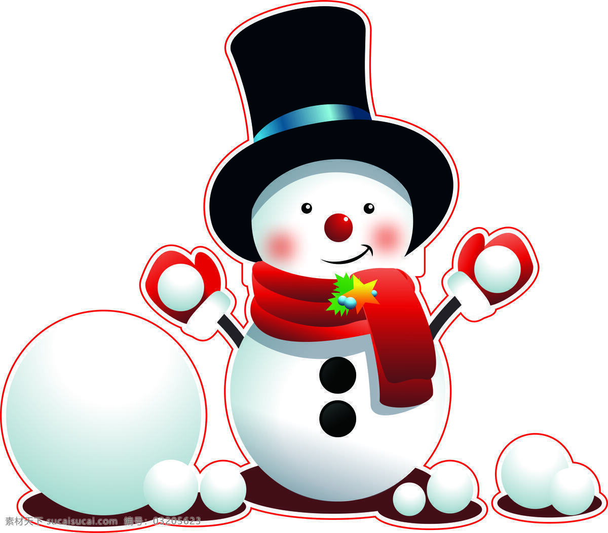 雪人 窗贴 圣诞 雪球 merry christmas 节日 动漫动画 动漫人物