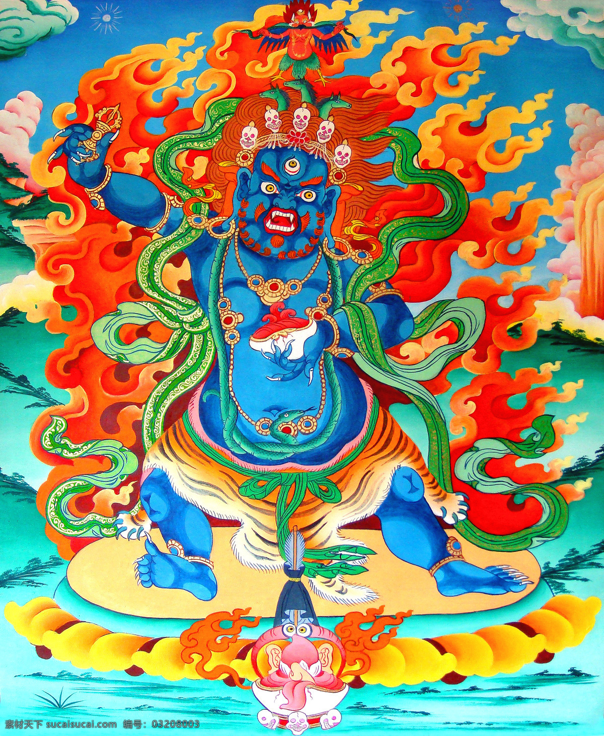 唐卡 装饰画 西藏 佛像 神像 佛陀 文化艺术 宗教信仰 唐卡装饰画