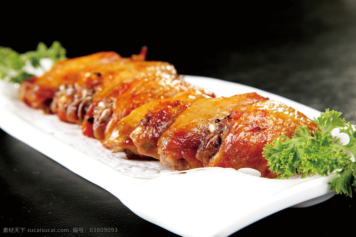 奥尔良烤鸡翅 美食 传统美食 餐饮美食 高清菜谱用图