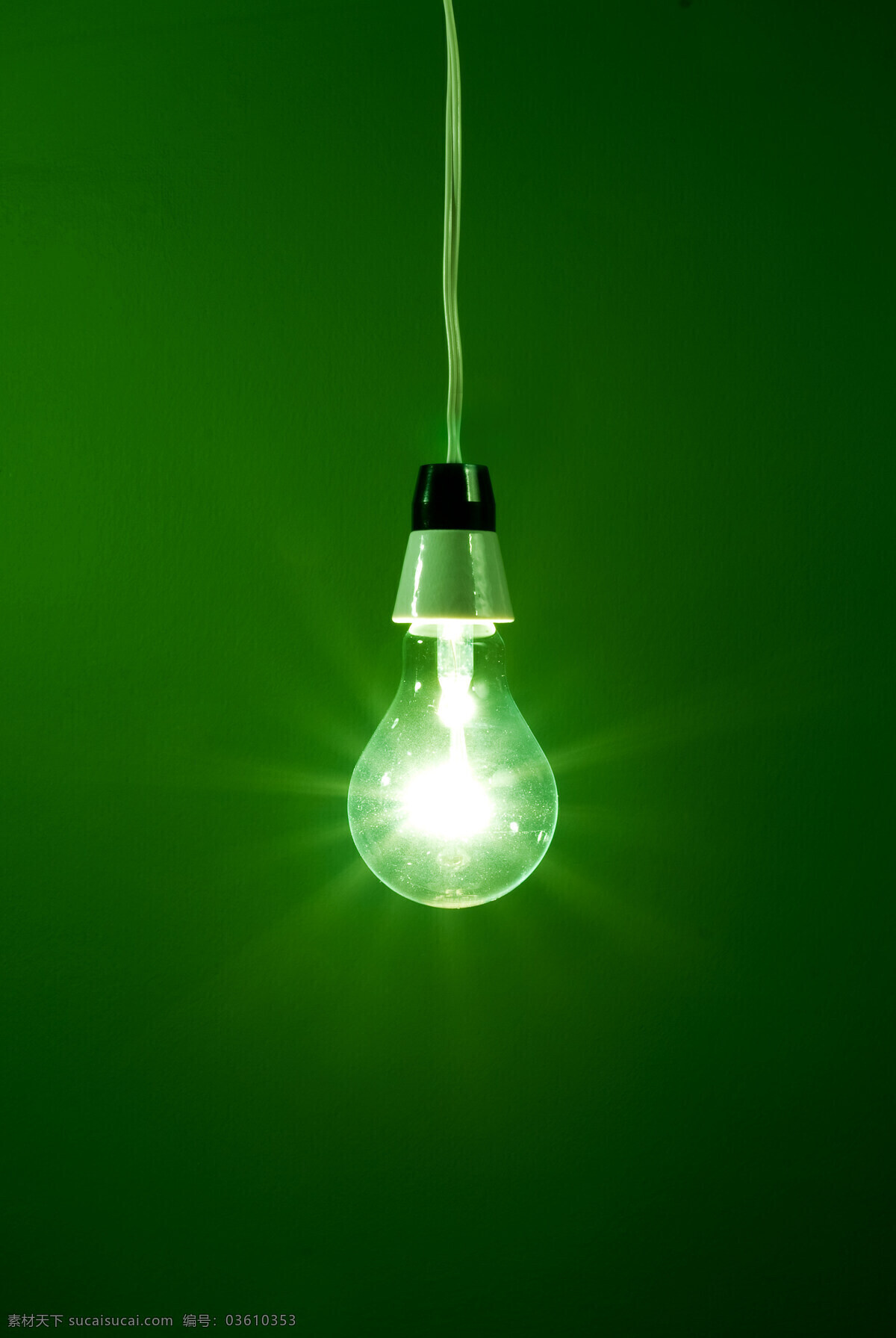 灯泡免费下载 玻璃 灯泡 电灯泡 发光 环保 绿色