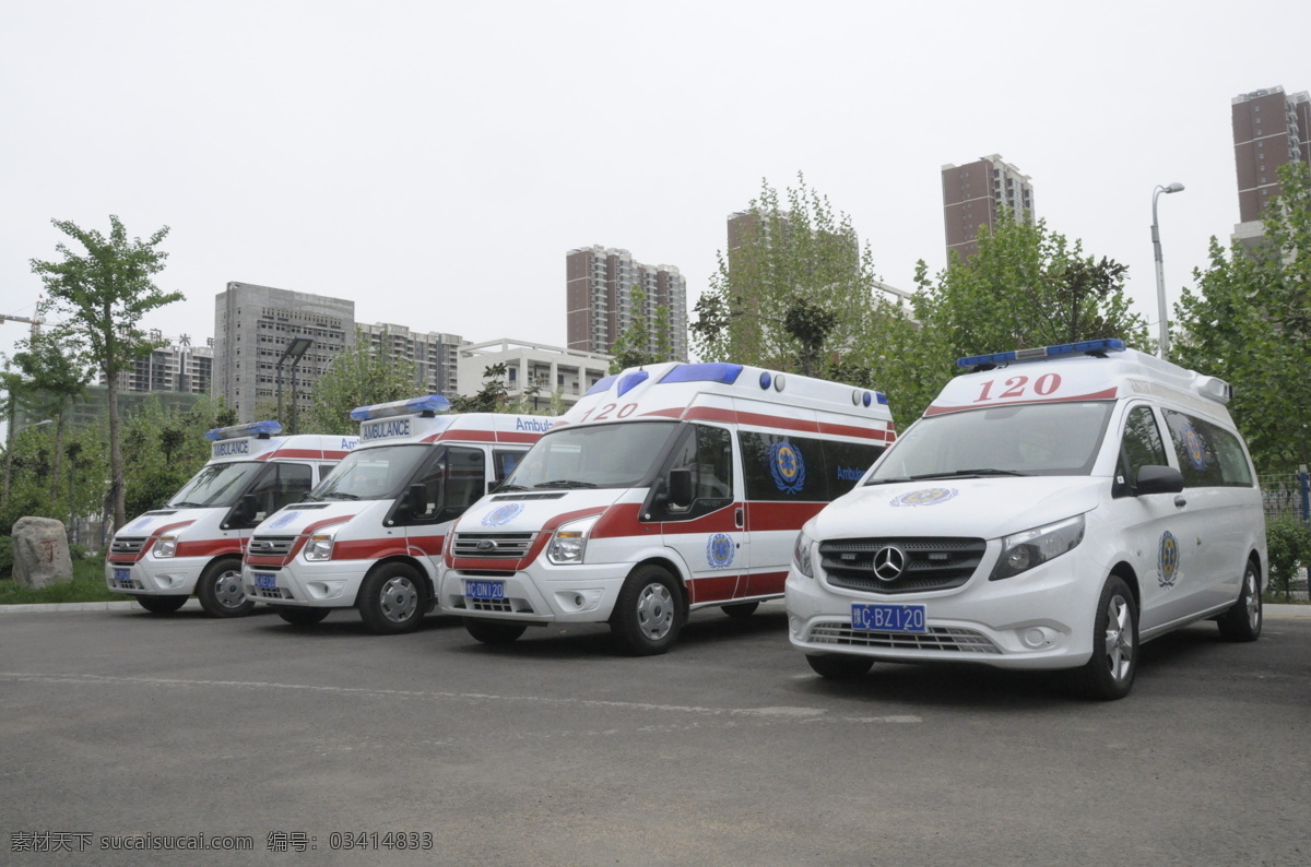 救护车 奔驰救护车 120急救 医院 医疗 救护 现代科技 交通工具