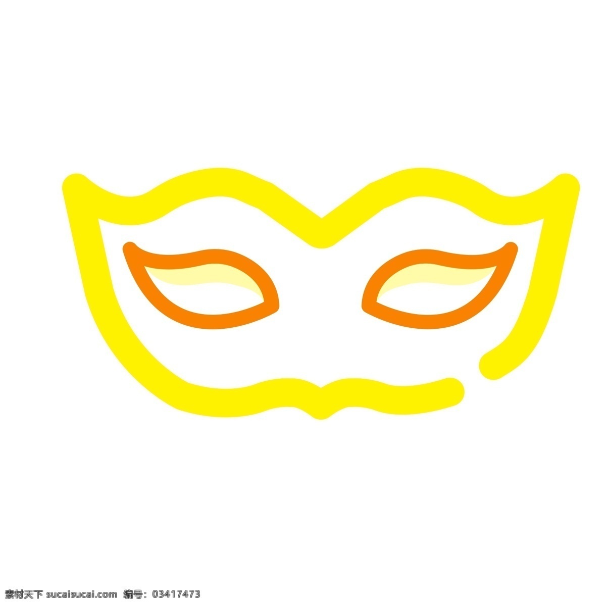 卡通 面具 面具图标 舞会面具 扁平化ui ui图标 手机图标 游戏ui 界面ui 网页ui h5图标