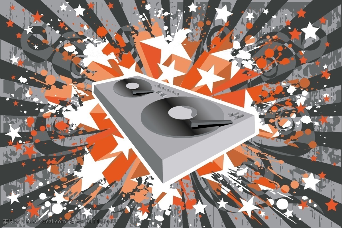 dj 音乐 播放器 背景 元素 趋势 音乐播放器 发展趋势 矢量图 其他矢量图