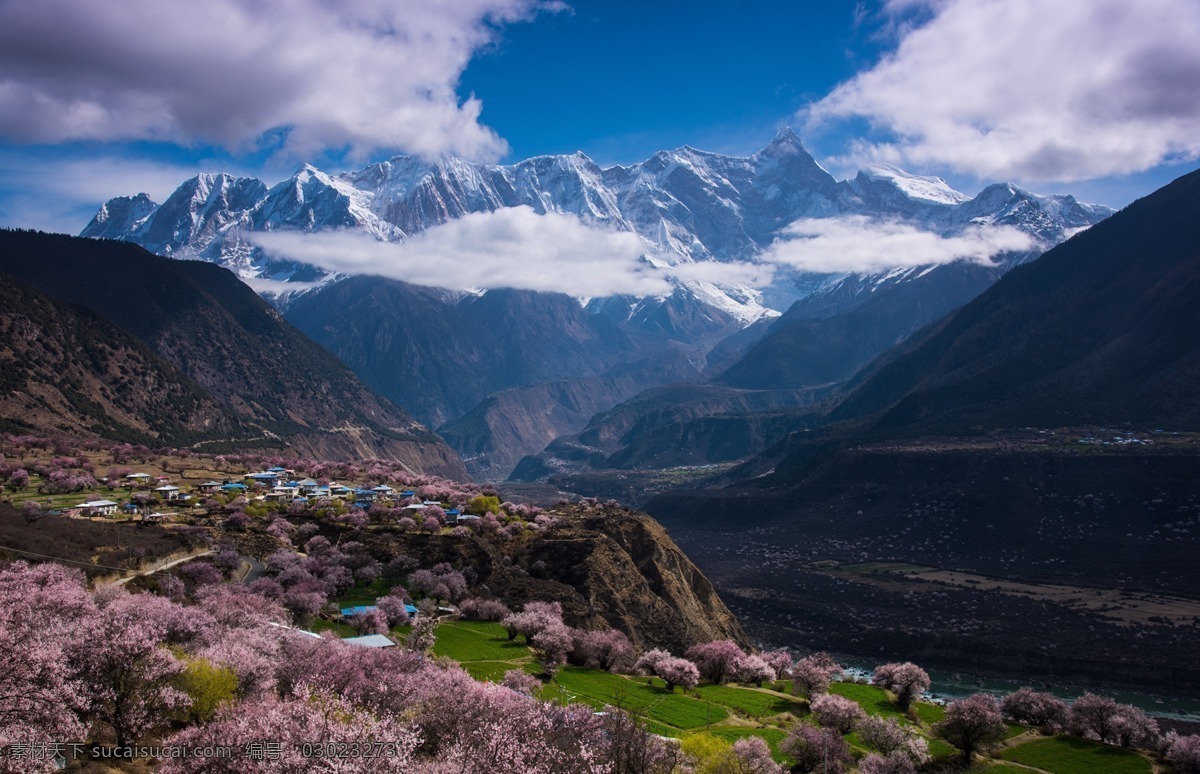 西藏 林芝 南迦巴瓦峰 风景