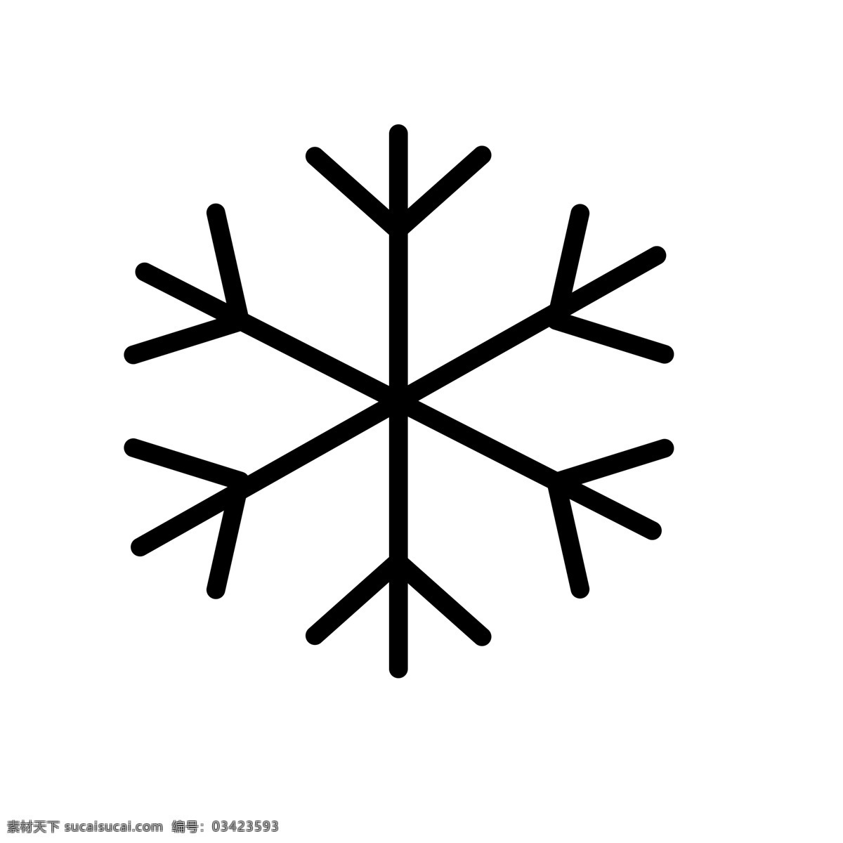 雪花图标 雪花 下雪 天气图标 扁平化ui ui图标 手机图标 界面ui 网页ui h5图标