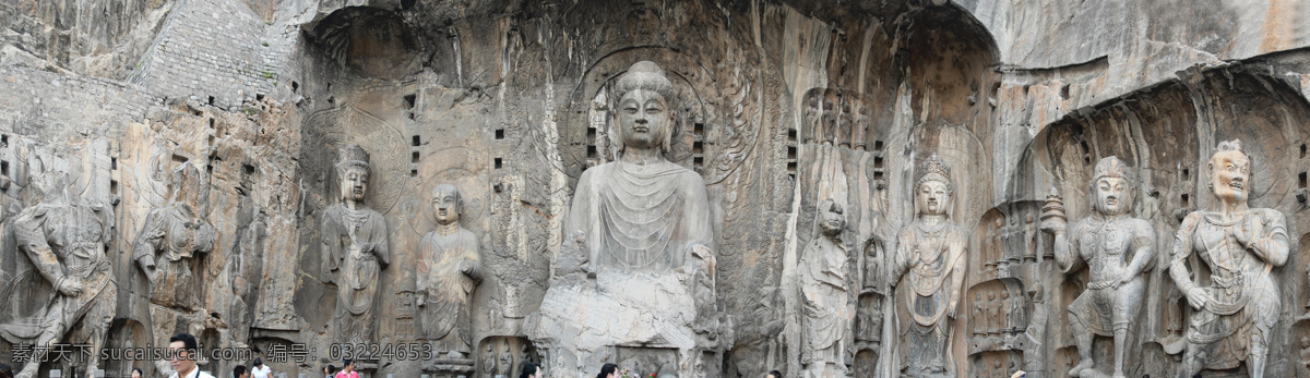 洛阳龙门石窟 奉先 寺 国内旅游 洛阳龙门 旅游摄影 摄影图库