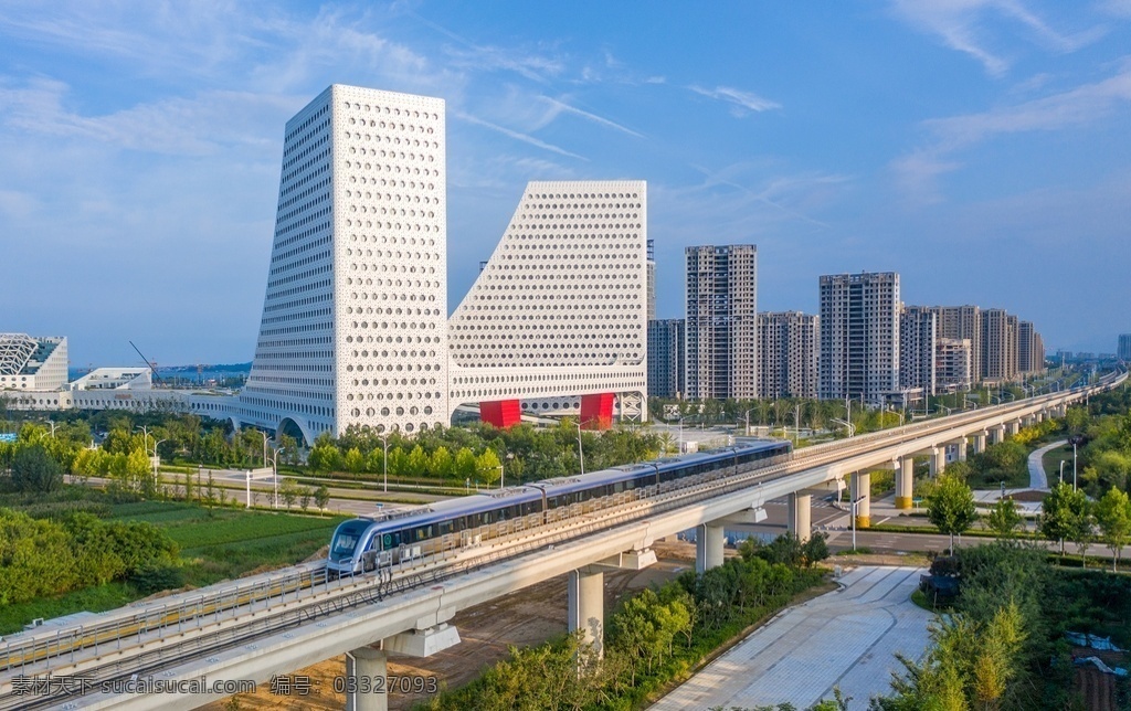 青岛蓝色中心 青岛 即墨 蓝色 硅谷 钢筋 混凝土结构 建筑 房屋 房地产 海洋 产业 地铁 轻轨 旅游摄影 国内旅游