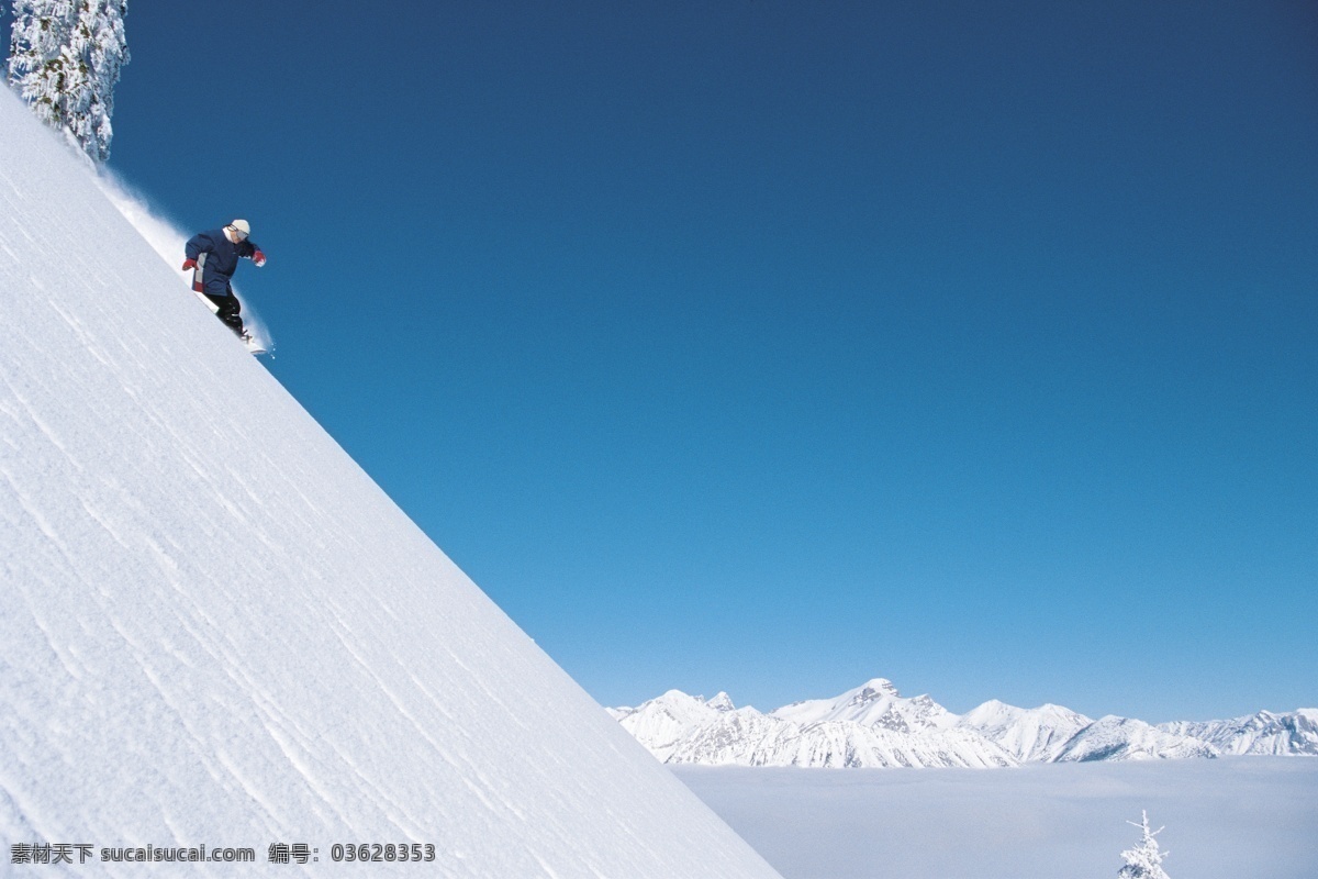 滑雪 人物 美丽 自然 雪地 冬季 运动 雪山 斜坡 体育运动 滑雪图片 生活百科