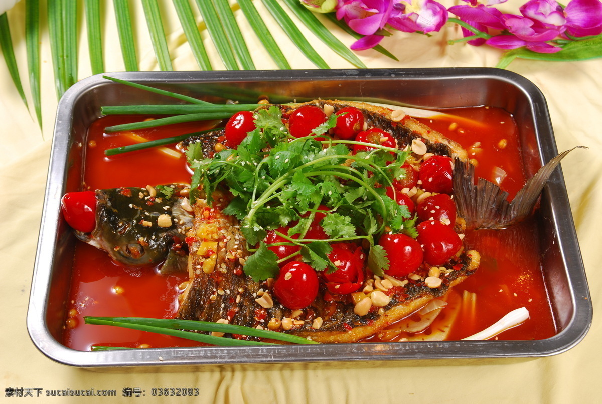 碳烤活鱼 图片类 传统美食 餐饮美食