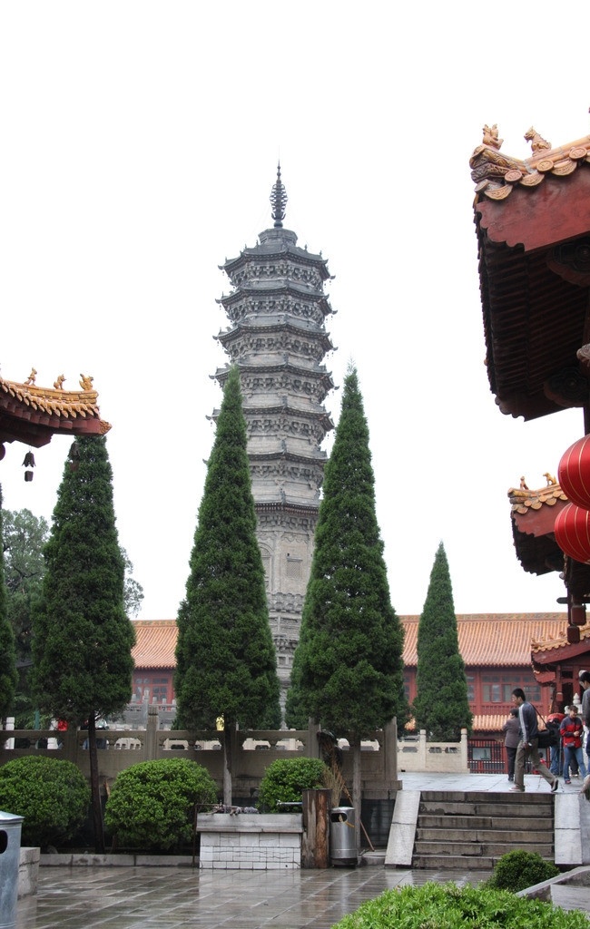 佛塔 塔 塔楼 高塔 柏林禅寺 寺庙 赵县 赵州 古建筑 古刹 古寺 龙头 建筑摄影 建筑园林