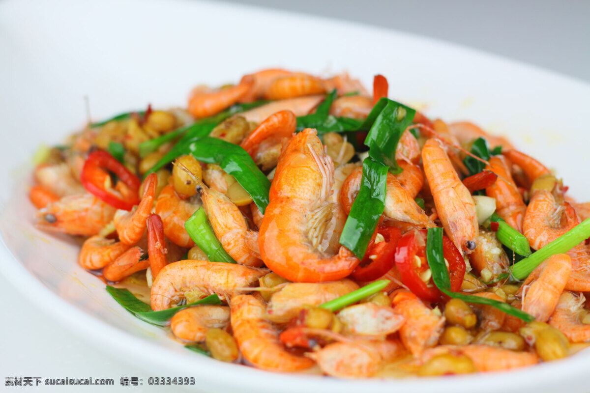 韭菜炒河虾 河虾 传统美食 餐饮美食