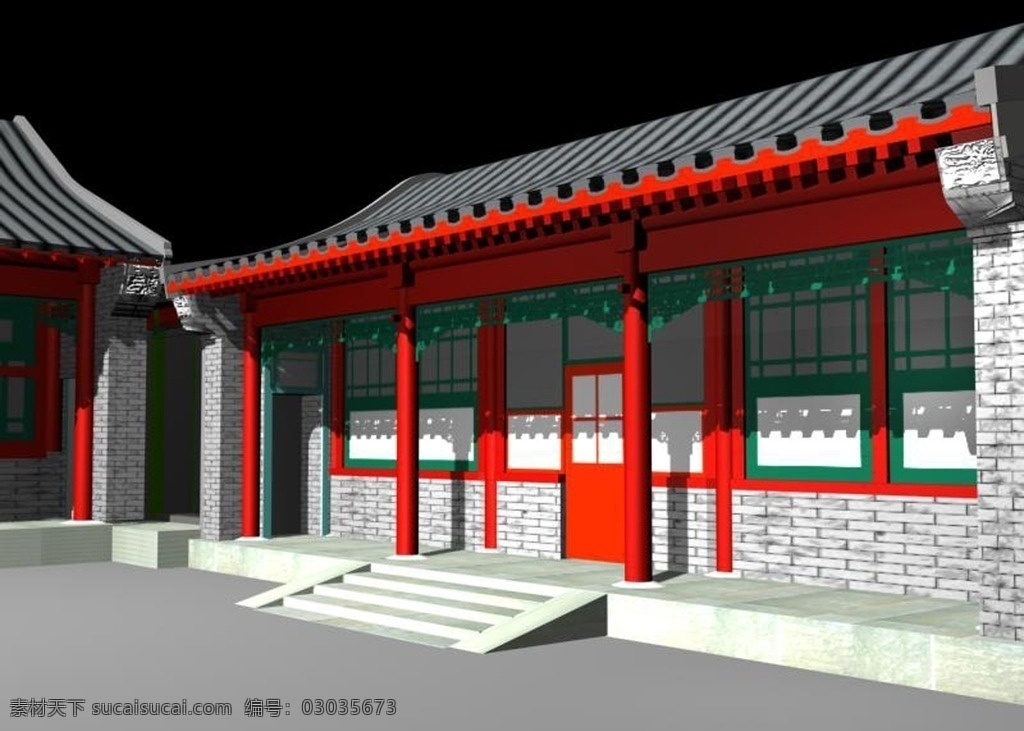中国 古建筑 3d 模型 建筑 3d设计 其他模型 max