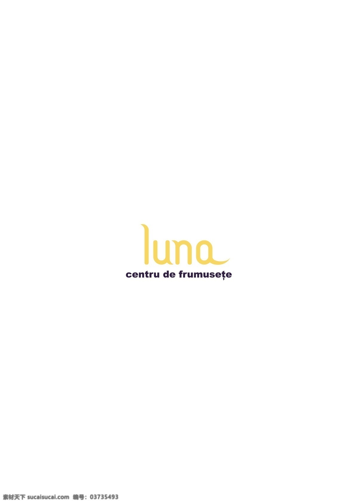 lunabeautycenter logo 设计欣赏 卫生机构 标志 标志设计 欣赏 矢量下载 网页矢量 商业矢量 logo大全 红色