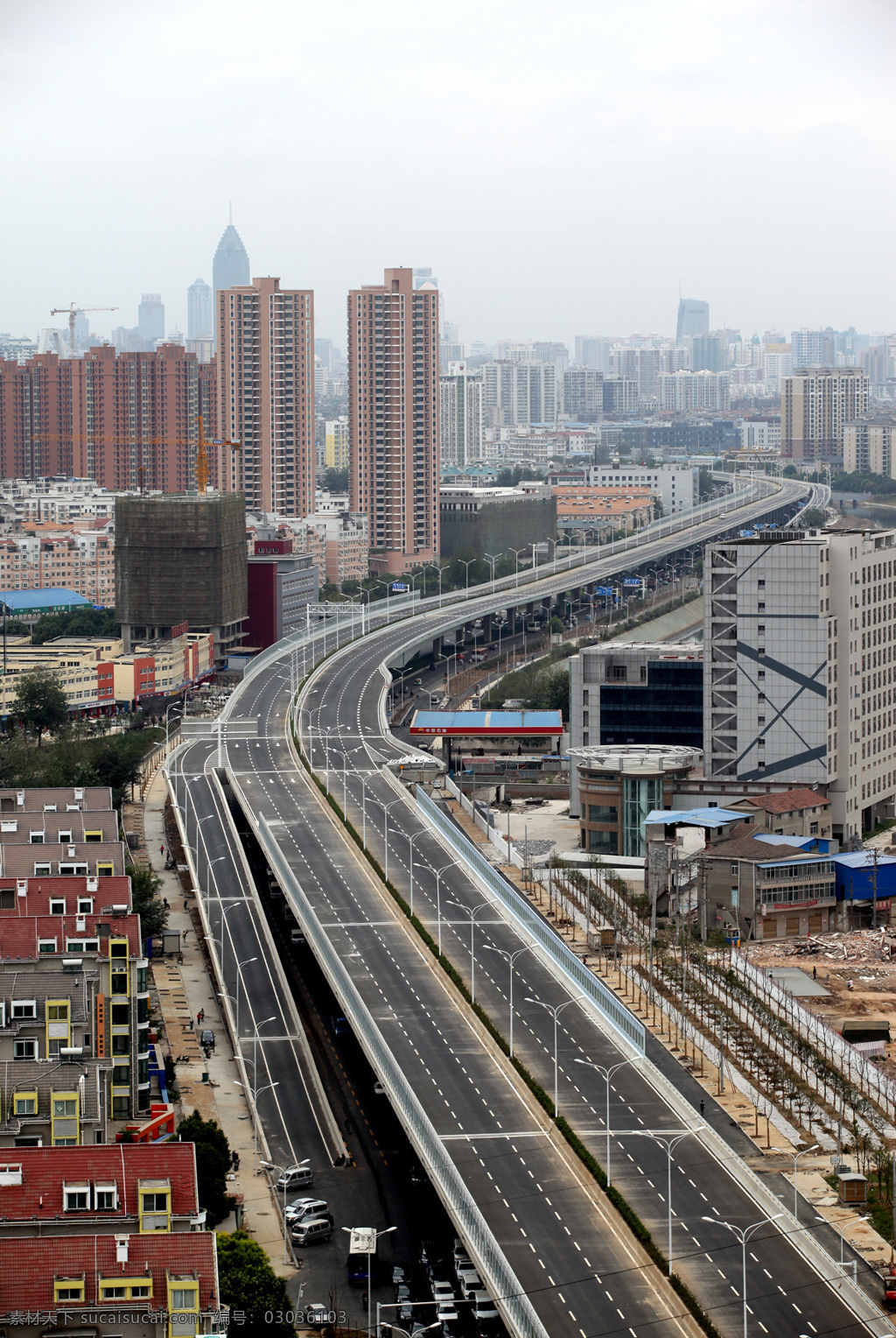 武汉二环线 武汉 二环线 道路 全景 建筑 建筑园林 建筑摄影