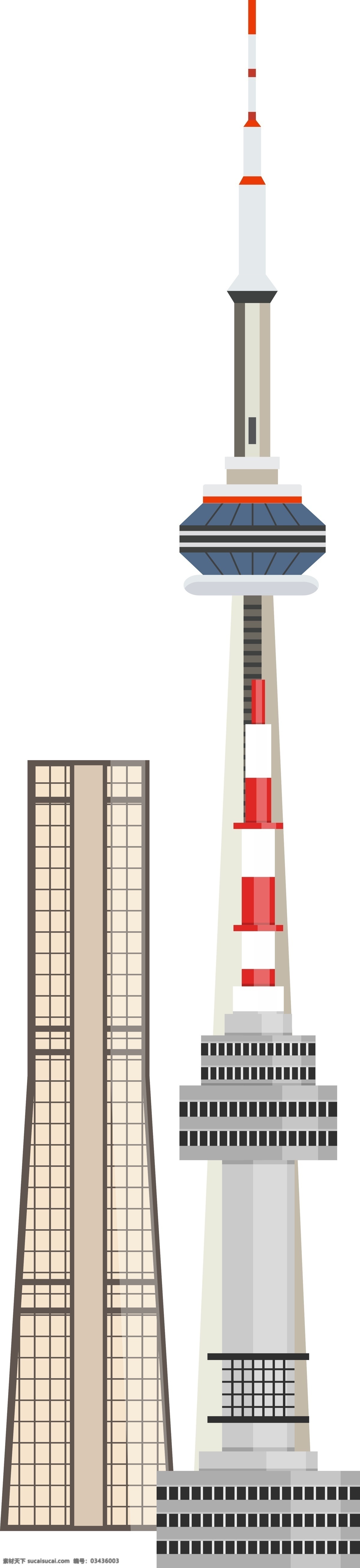 金字塔 建筑装饰 元素 高楼 背景 红色