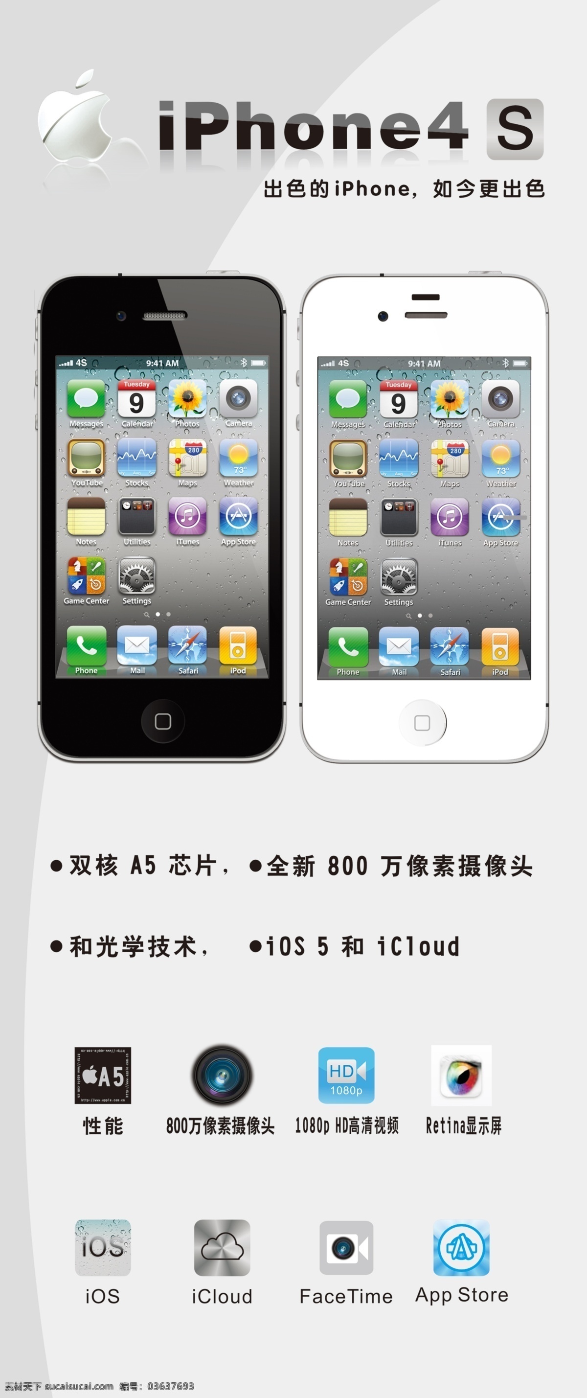 iphone4 分层 广告设计模板 苹果手机 生活百科 手机 手机界面 通信 苹果 4s 宣传板 模板下载 苹果4手机 系统 源文件 展板模板 app app界面