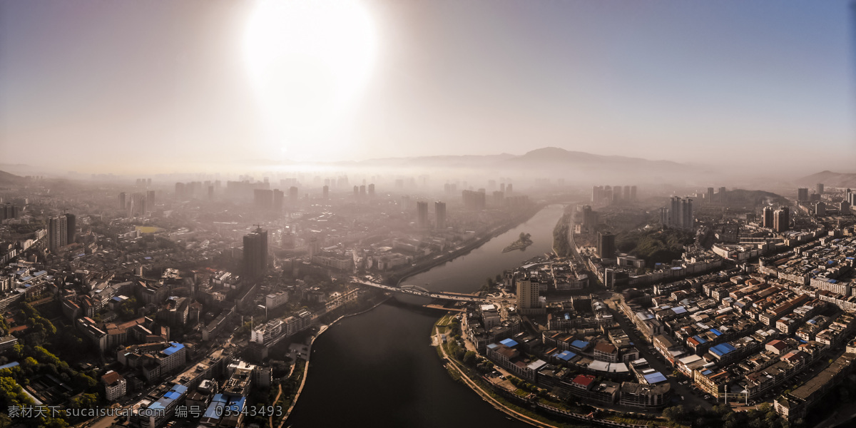 晨光下的怀化 城市早晨 怀化 怀化市区风光 晨光 早晨 都市晨光 自然景观 建筑景观