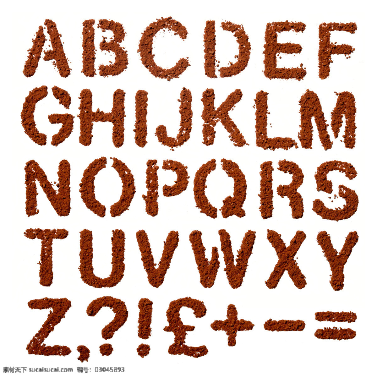 字母符号设计 字母 英文 符号 卡通字体 艺术字 字体设计 书画文字 文化艺术 白色