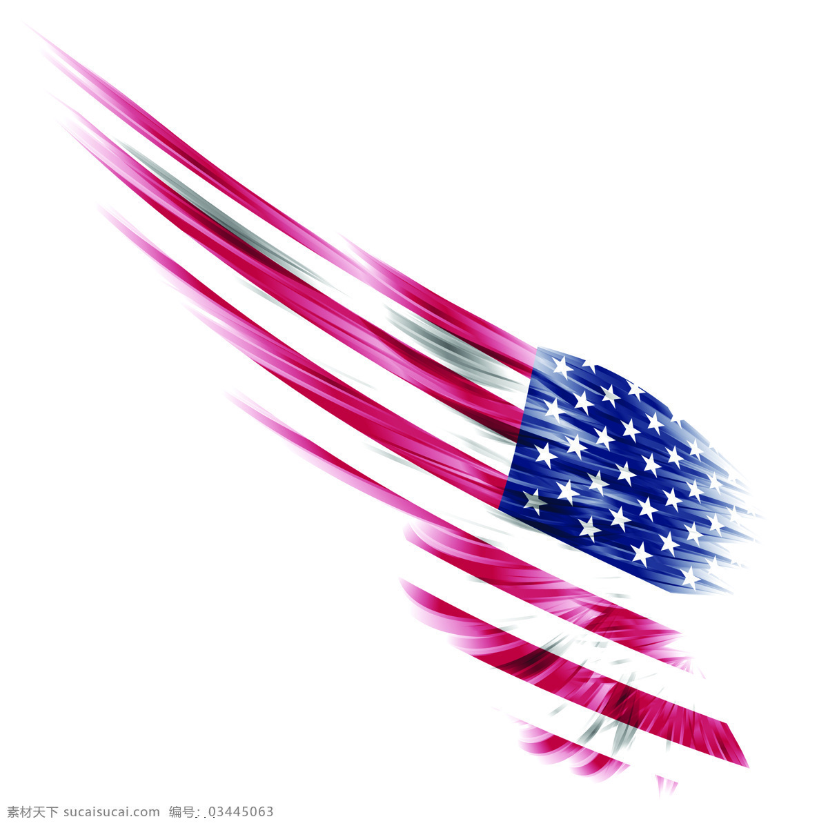 美国国旗 翅膀素材 国旗 国旗素材 高清图片 飞祥 各国国旗翅膀 军队素材 国旗翅膀 其他图标 标志图标