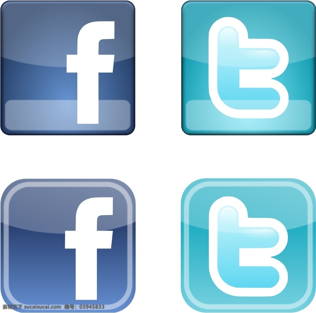 facebook 图标 矢量图 其他矢量图
