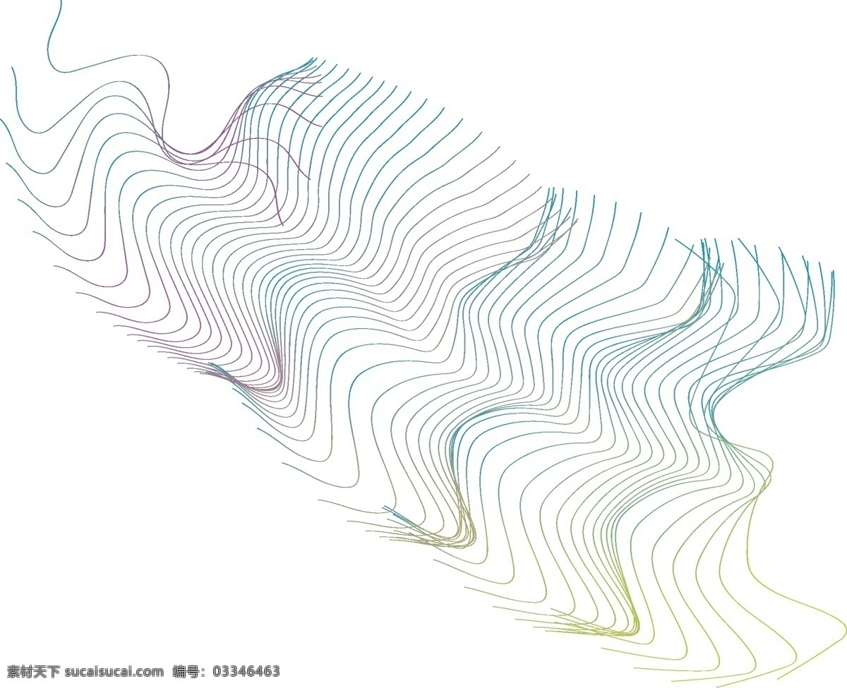 几何 彩色 渐变 图案 元素 扭曲渐变 线条 曲线 抽象 炫彩 动感 酷炫 波纹 梦幻 精美 动感曲线