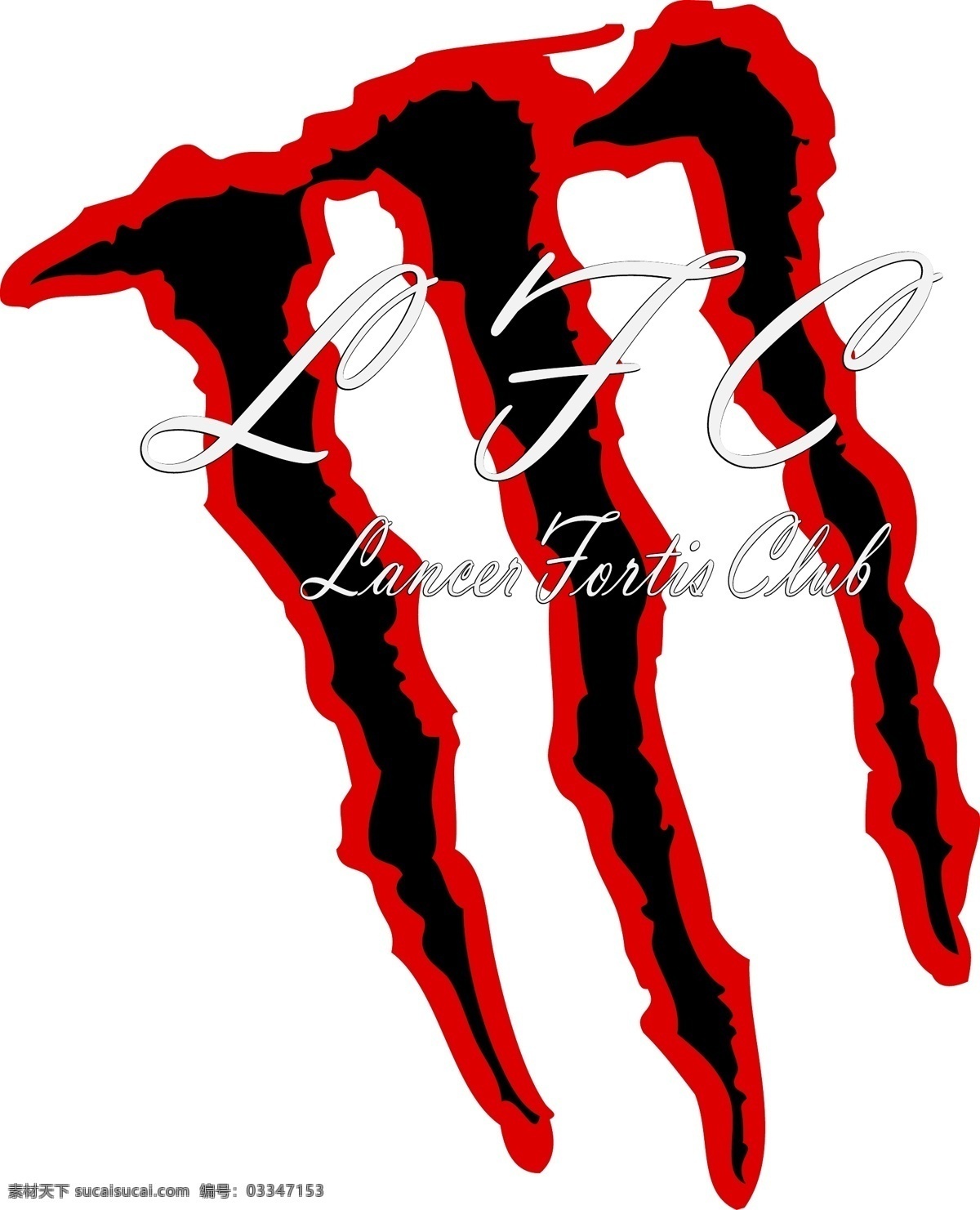 鬼爪 monster lancer fortis club lfc 企业 logo 标志 标识标志图标 矢量