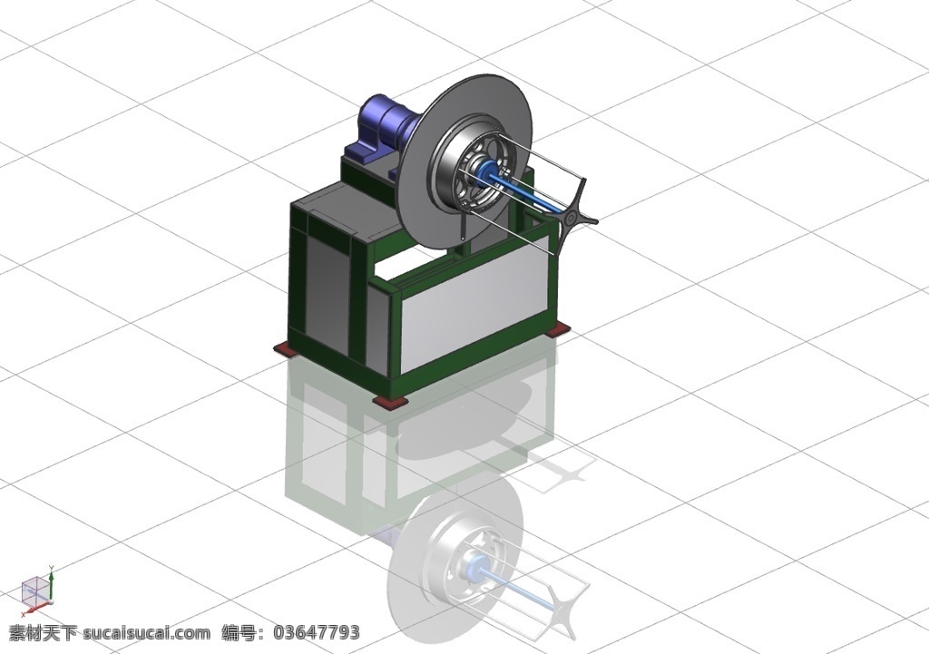 绕线机 机械设计 建筑 汽车 3d模型素材 其他3d模型