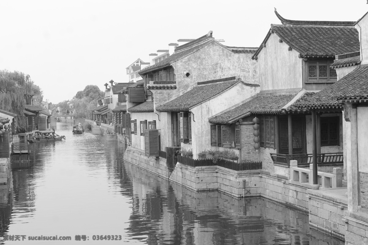 江南水乡 江南 水乡 船 单色 人文景观 旅游摄影