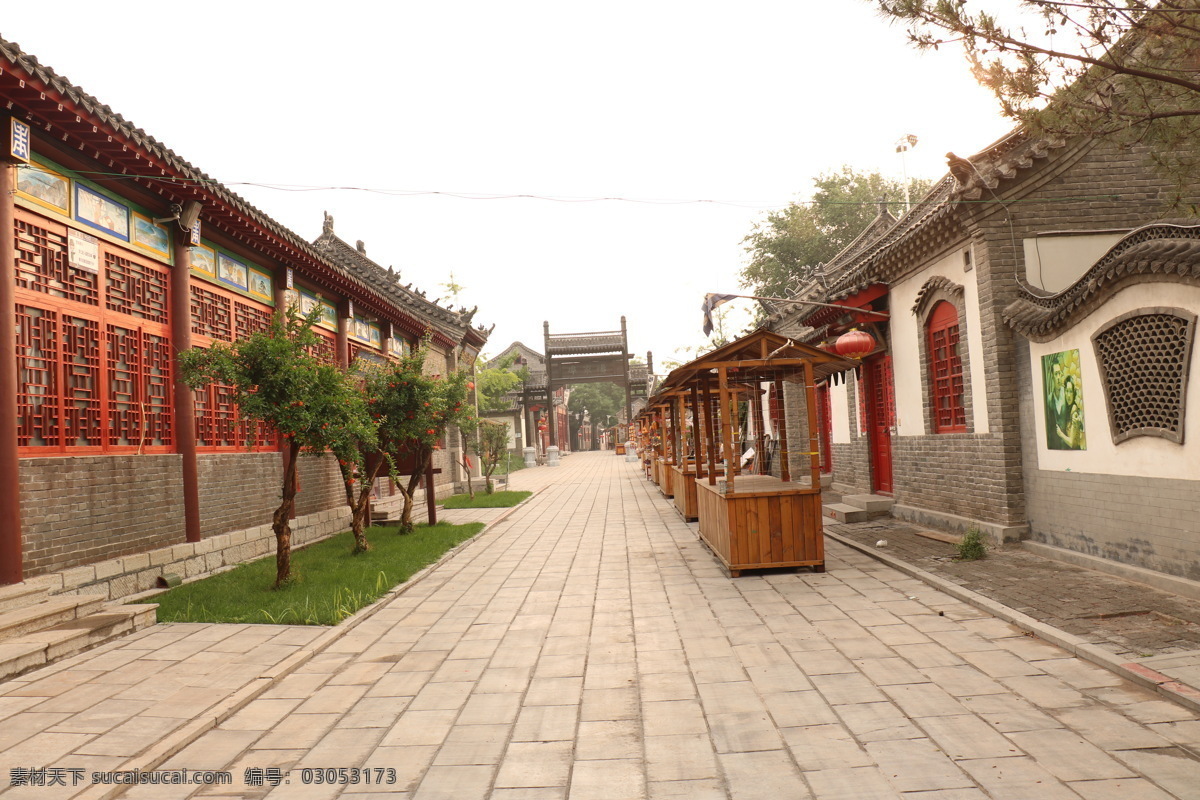 杨家埠 大观园 古街 古建筑 仿古建筑 老街 风景 建筑园林 园林建筑