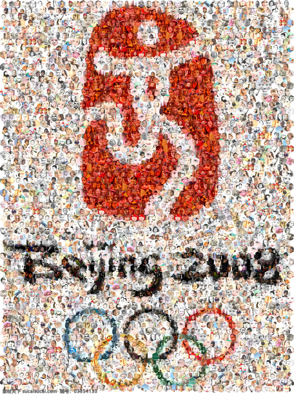 北京 奥运会 笑脸 拼图 2008 中国印 马赛克 小宝宝 设计图库